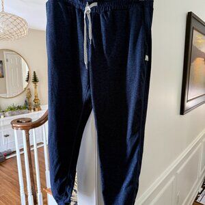 Vuori Womans Navy Joggers